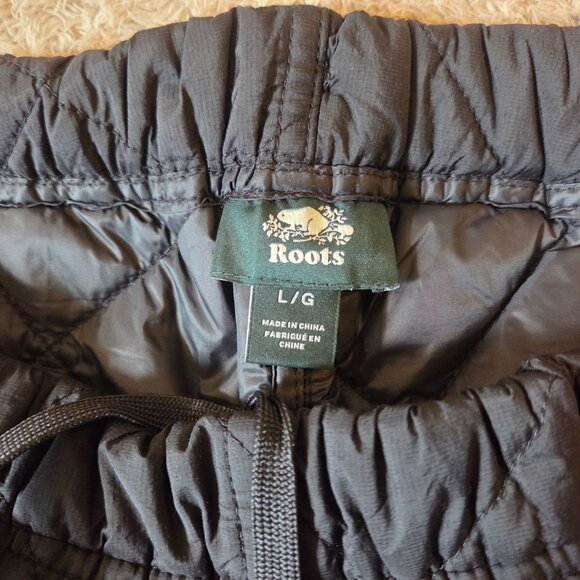 Roots Canada Quilted Insulated Pants, Men’s L, Black - Picture 3 of 7